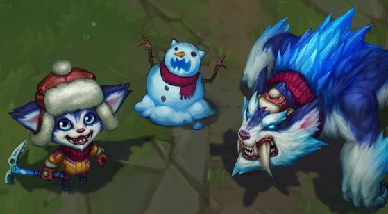 RIOT官方：雪球大战 冰雪节美术赏析！